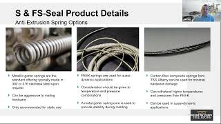 Trelleborg Sealing Solutions - XploR™ S-Seal and XploR™ FS-Seal