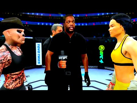 Horseman of the apocalypse Dead vs. Bruce Lee woman - EA Sports UFC 4 Rematch