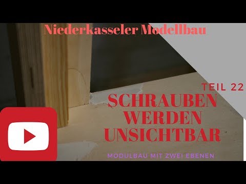 Modellbahn Modulanlage 2 Ebenen Teil 22 Löcher Verschwinden Anfang Spur N Modelleisenbahn Anlage