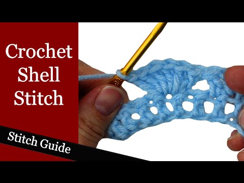 Crochet Shell Stitch - Stitch Guide