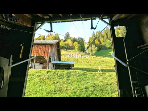 Acherberg - Kessel Luftseilbahn Bergfahrt 2022 Seilbahn téléphérique cable car