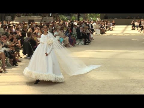 Lagerfeld presents haute couture Chanel show