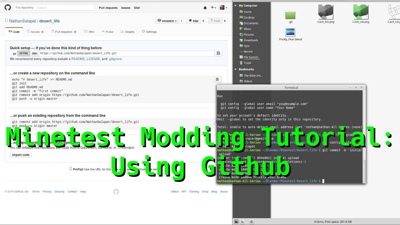 Minetest Modding Tutorial: Github