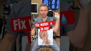 Water stuck in ear? Easy fix.