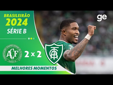 Gols e lances de Chapecoense x América-MG