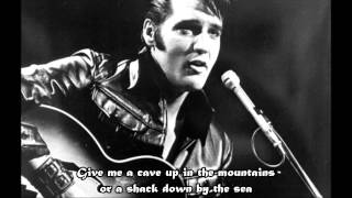 Elvis Presley - Anyplace Is Paradise (with lyrics on the screen)