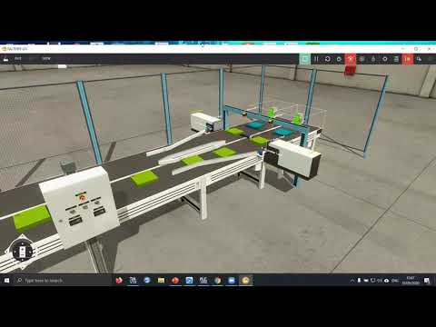 FACTORY IO  CONVEYOR SEPARATING STATION