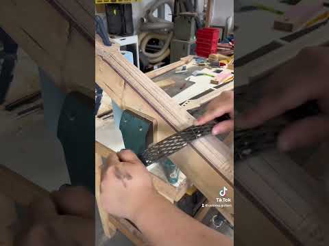 How to carve a guitar neck - Coloma Guitars #luthier #guitar