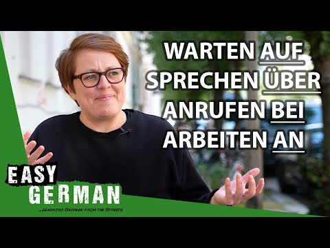 16 Verbs + Prepositions You Should Know (A1 Level) | Super Easy German 229