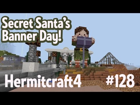 Secret Santa's Banner Day! — Hermitcraft 4 ep 128