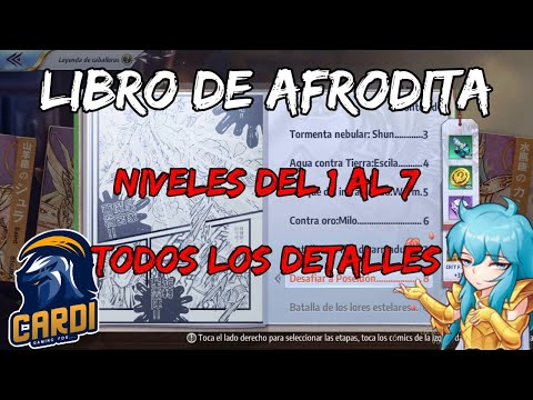 🔥🔥LIBRO AFRODITA 1-7🔥🔥👉Nos pasamos el libro de AFRODITA 1, 2, 3, 4, 5, 6 Y 7. SAINT SEIYA AWAKENING👈