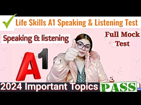 Life Skills A1 IELTS UKVI Spouse Visa Test||Speaking & Listening|| Recent Topics Full Mock Test 2024