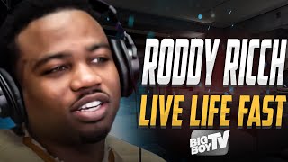 Roddy Ricch on New Album LIVE LIFE FAST, Sitting Court side, and Nipsey Hussle Inspiration