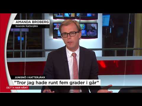 Snösmockan mitt i rekordvärmen   här kom sommaren av sig   Nyheterna   tv4 se