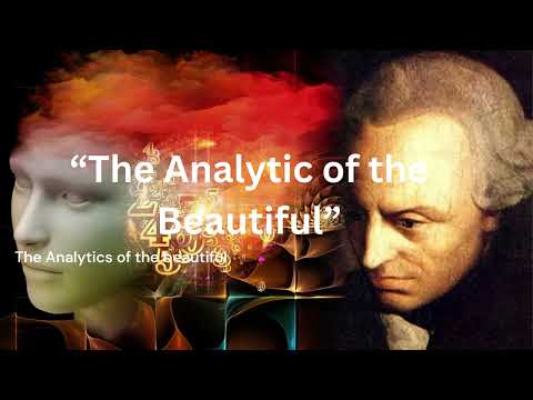 Immanuel Kant  | The Analytic of the Beautiful.  Part 1