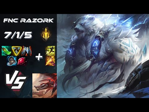 Fnatic Razork JUNGLE Volibear vs Naafiri - EU Challenger Patch 25.S2.7