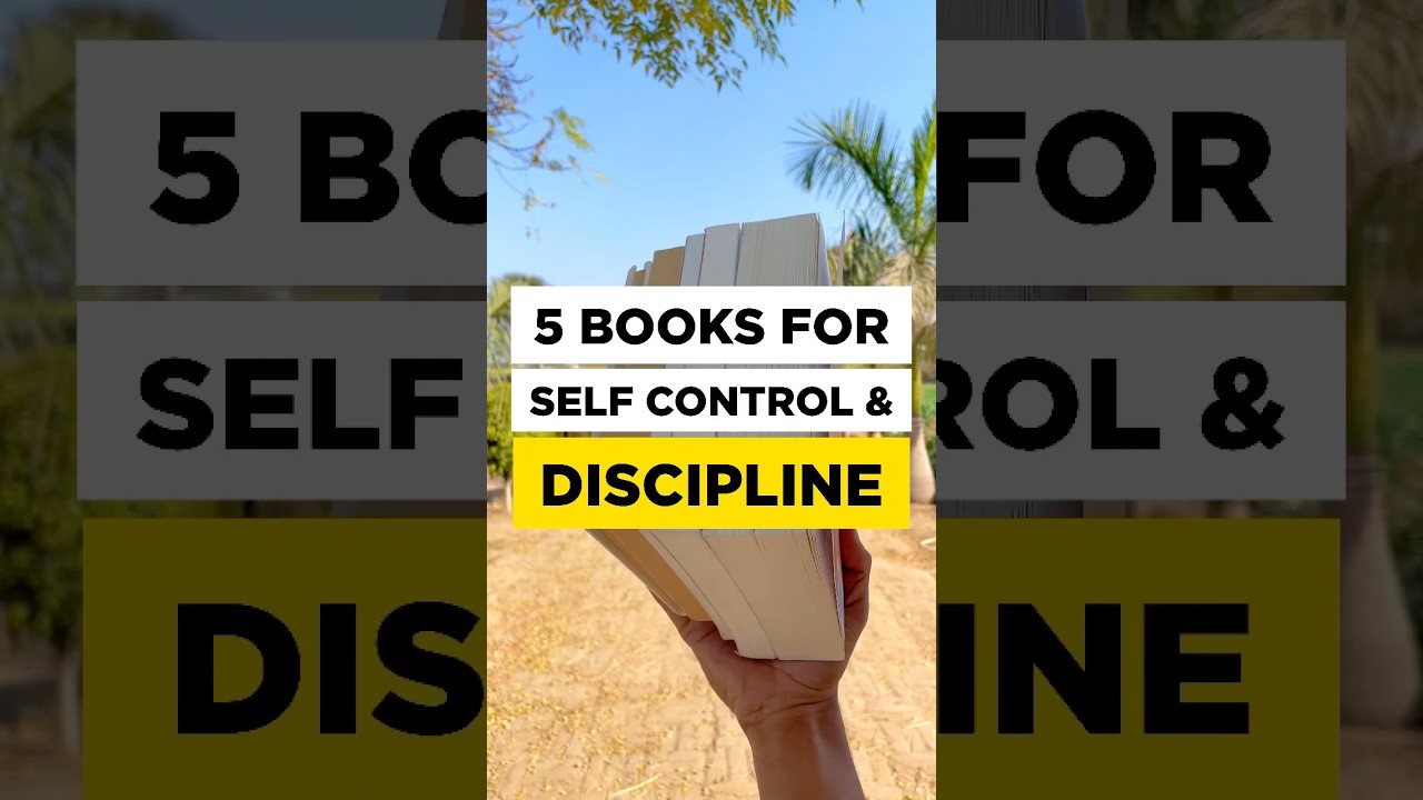 5 Books For Self Control & Discipline