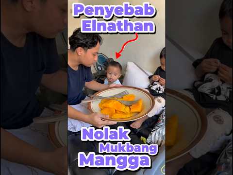 Penyebab Elnathan nolak Mukbang Mangga #anakdesa #minivlog #comedy #mukbang #mango