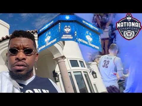 UCONN HUSKIES CHAMPIONSHIP VLOG!!