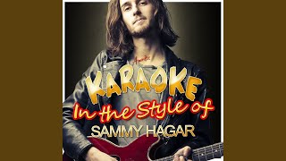 Let Sally Drive (In the Style of Sammy Hagar) (Karaoke Version)