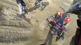 preview picture of video 'enduro Trip ATV crash trx450 |raptor 700| |polaris 525| crash trx450'