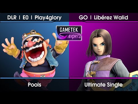 Gametek Night 2023.05 - Play4glory (Wario,Mii Swordfighter) Vs. Libérez Walid (Hero) SSBU Ultimate