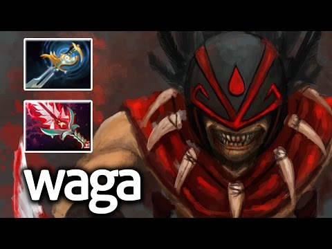 Waga Dota2 [Bloodseeker] Drink Blood in Mid with Echo Sabre + Bloodthorn