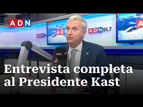 ENTREVISTA PRESIDENTE KAST EN ADN: megarreforma, desempleo y el encuentro con MILEI en CHILE