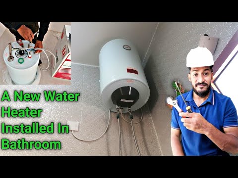 YouTube video about: How to install water heater in bathroom?