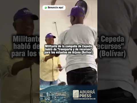 Video genera controversia por declaraciones de presunto militante de la campaña de Cepeda en Bolívar