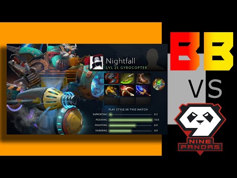 DotaHisWay - Nightfall Gyrocopter - BetBoom VS 9Pandas - Riyadh Masters 2023