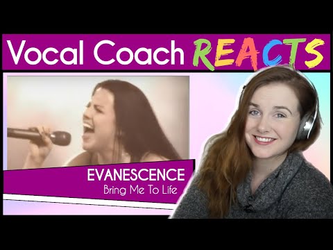 Vocal Coach reacts Evanescence (Amy Lee) - Bring Me To Life Live