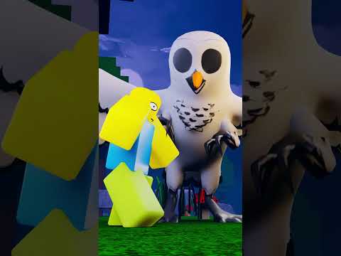 When Noob meet the NEW Owl 🦉💀 - 99 Nights in the Forest #robloxanimation