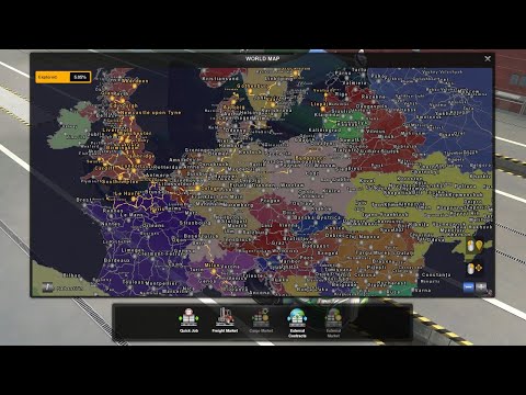 Euro Truck Simulator 2 / New Map Combo for 1.37 /Trackir Pro