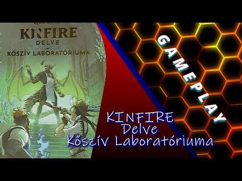 KINFIRE DELVE: Kőszív laboratóriuma végigjátszás /Callous Lab - Painting and Game