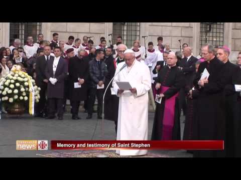 Memory and testimony of Saint Stephen