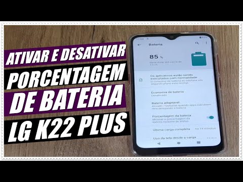 How to Show Battery Percentage on LG K22 Plus Cell Phone