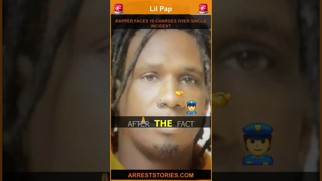 RAPPER FACES 10 CHARGES OVER SINGLE INCIDENT