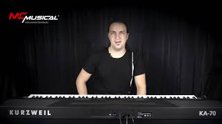 Video thumbnail for Prezentare video Kurzweil KA70 - Fernando Draganici by MCmusicTelevision