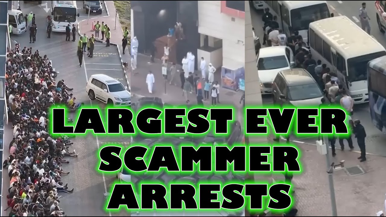 The largest ARREST of scammers in the world!