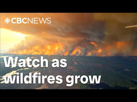 Watch as the northern Manitoba wildfires grow
