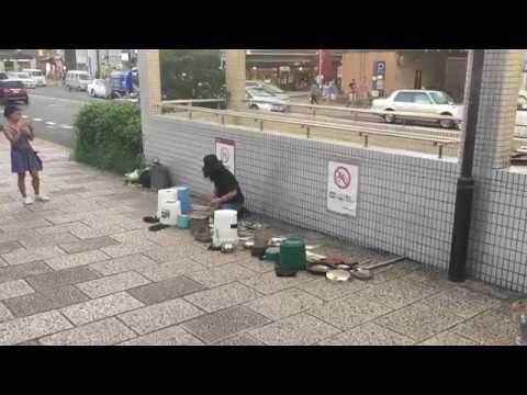 Street Drummer in Kyoto