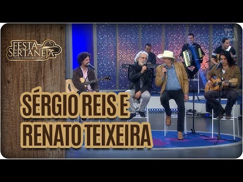 Sérgio Reis e Renato Teixeira com os filhos - Festa Sertaneja com Padre Alessandro Campos (25/08/17)