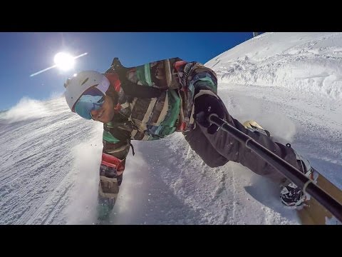 Epic Day at empty ski resort