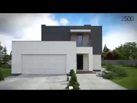 Двухэтажный дом с гаражом на две машины Zx134 от Z500