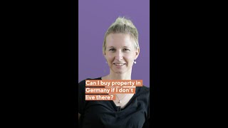 Can I buy property in Germany if i don