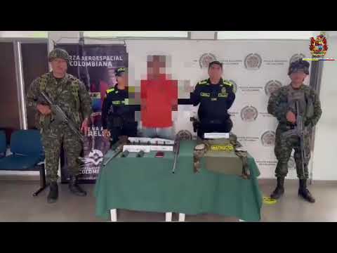 Capturado alias Alacrán, señalado de extorsionar y amenazar a habitantes de San Luis, Tolima