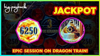OMG EPIC!! JACKPOT on Dragon Train Slots - UNBELIEVABLE!