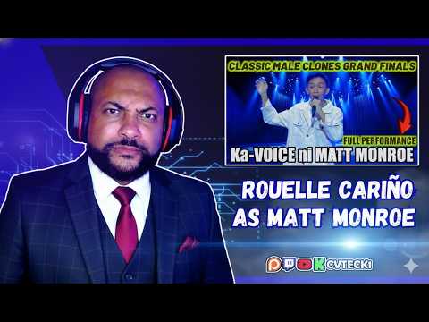 AMERICAN REACTING TO | ROUELLE CARIÑO | CLASSIC MALE CLONES GRAND FINALS as MATT MONROE