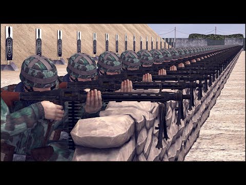100 MG42 vs 100 M60 - FIRING RANGE